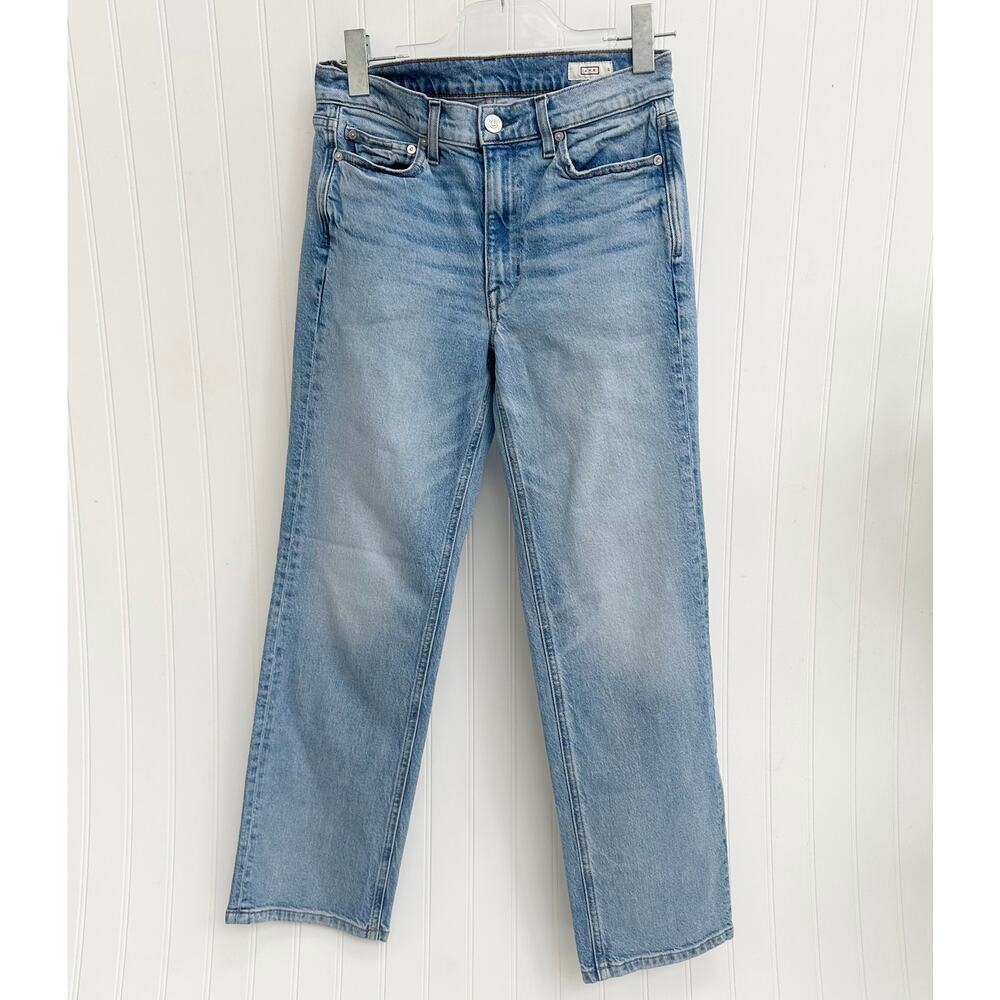 AYR The Roadie Jeans Blue High Rise Straight Leg Stretch Denim 27 - Picture 2 of 5